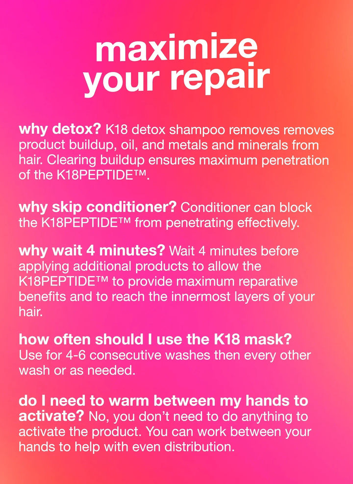 K18 - Hair mask - leave-in - molecular repair