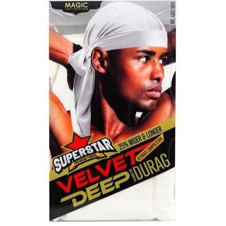 Kim & C - Velvet Deep Wave Durag - Extra Large Durag