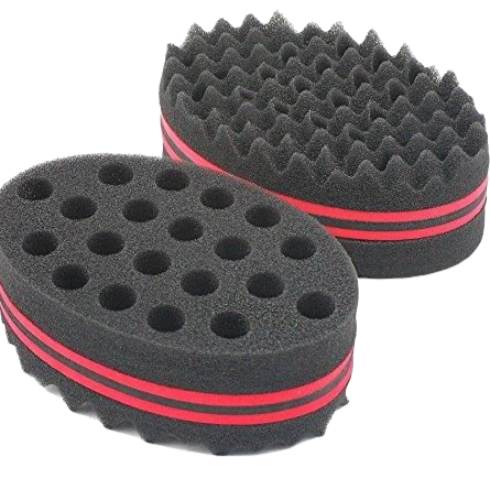 Kim & C - Twist & Dread - Hair Sponge Brush - Double Sided