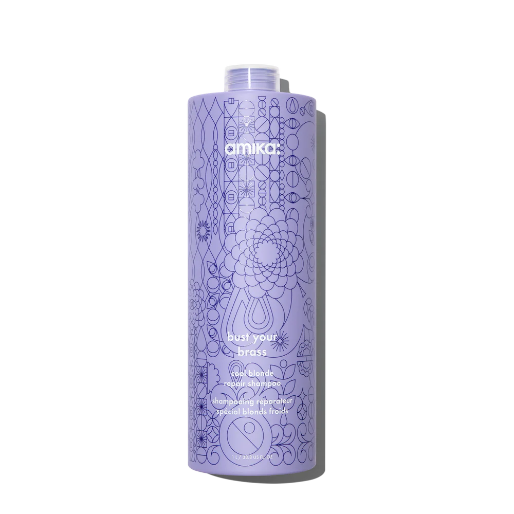 Amika - bust your brass - repair shampoo - cool blonde