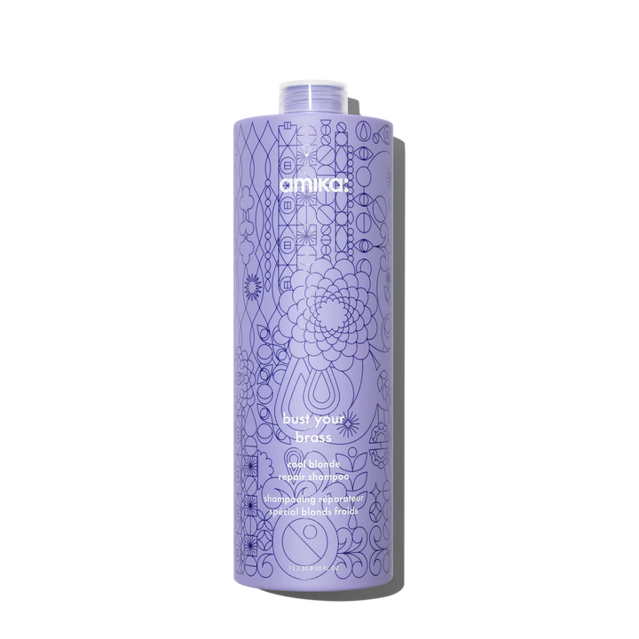 Amika - bust your brass - repair shampoo - cool blonde