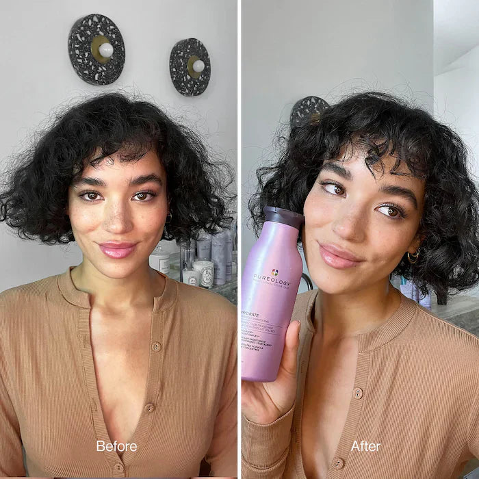 Pureology - Hydrate - Shampoo - For Dry, Color-Treated Hair - 100% Vegan - Sulfate Free