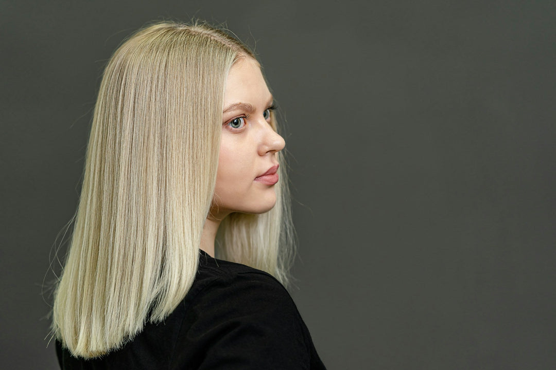 blonde hair
