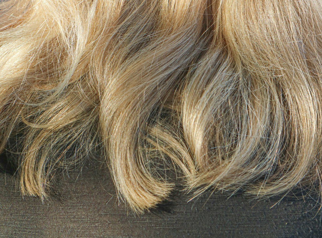 blonde hair