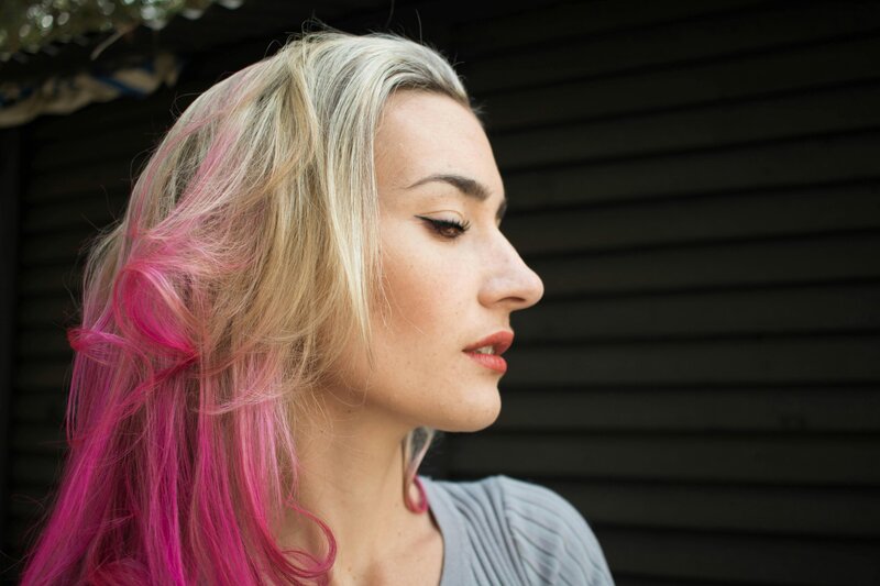 colored hair