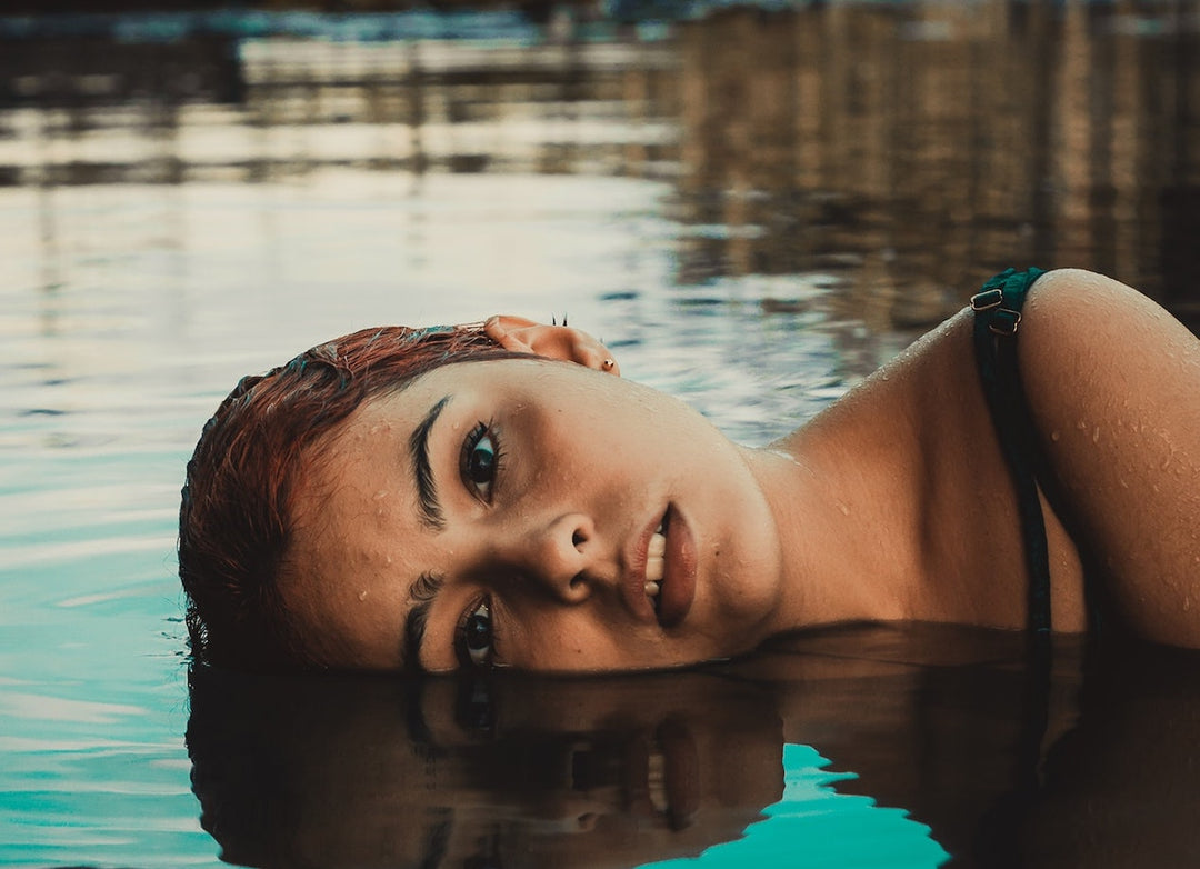woman in the water