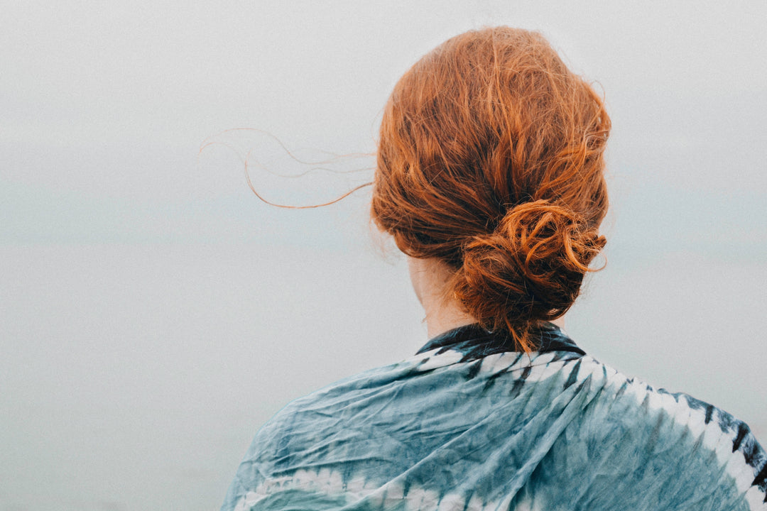 red frizzy hair