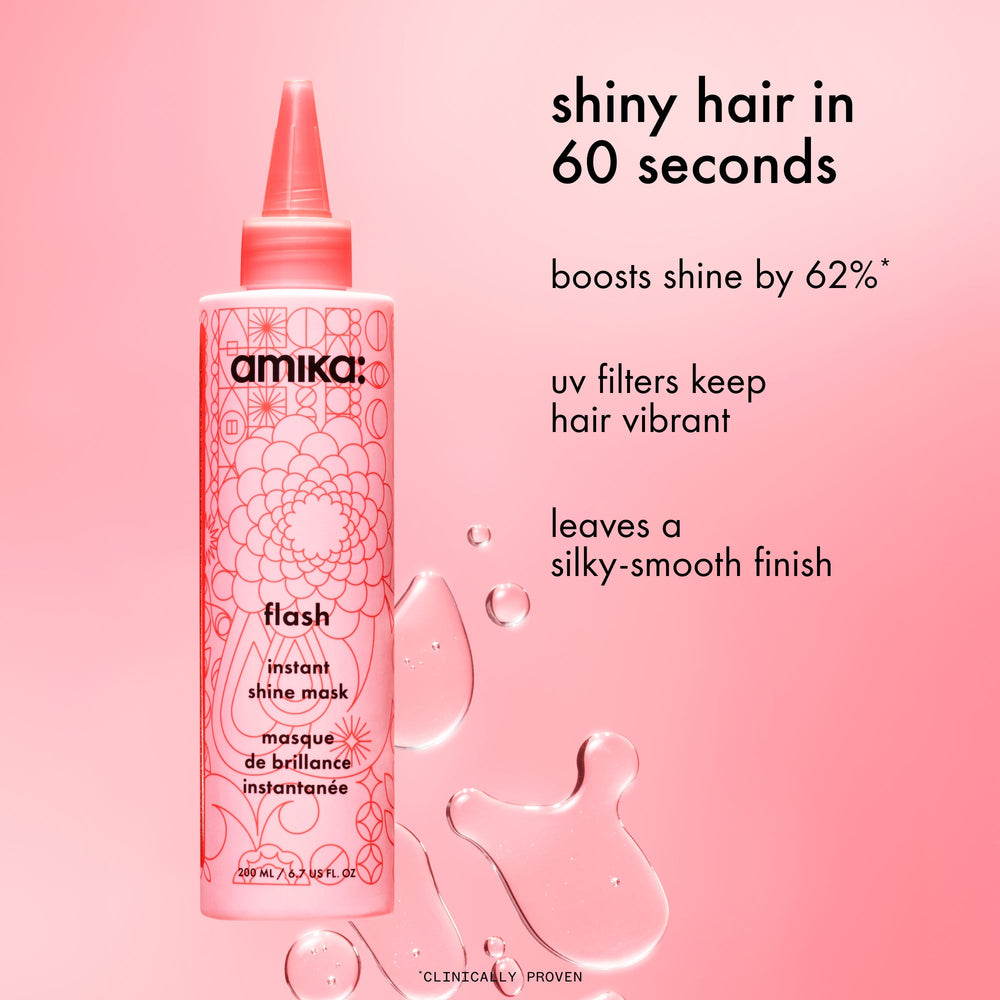 amika Flash Instant Shine Mask - benefits