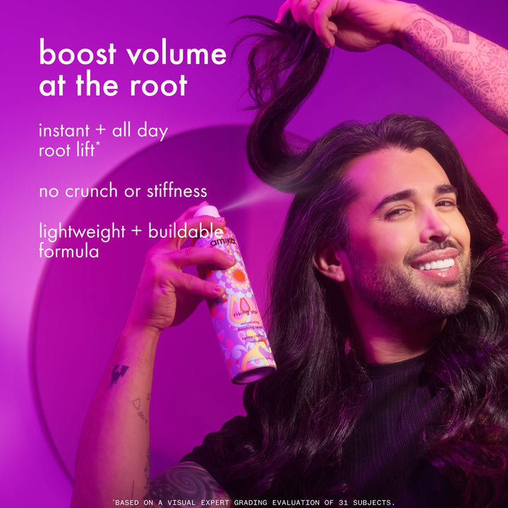 Amika Rising Star Volumizing Finishing Spray - root lift benefits