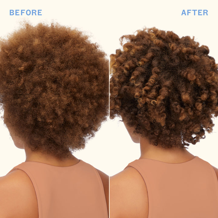 Amika Curl Corps Defining Cream - before and after