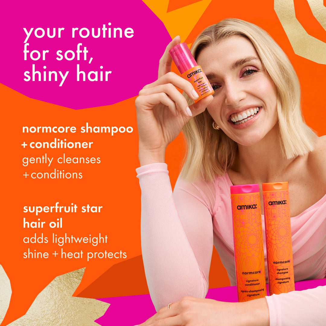 Amika Soft Hair Stars Nourishing Wash + Care Set - benefits