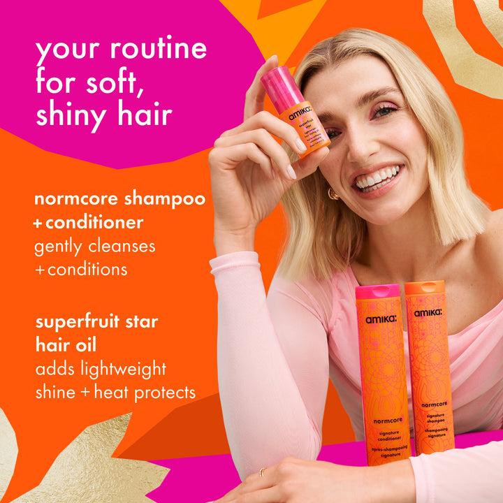 Amika Soft Hair Stars Nourishing Wash + Care Set - benefits