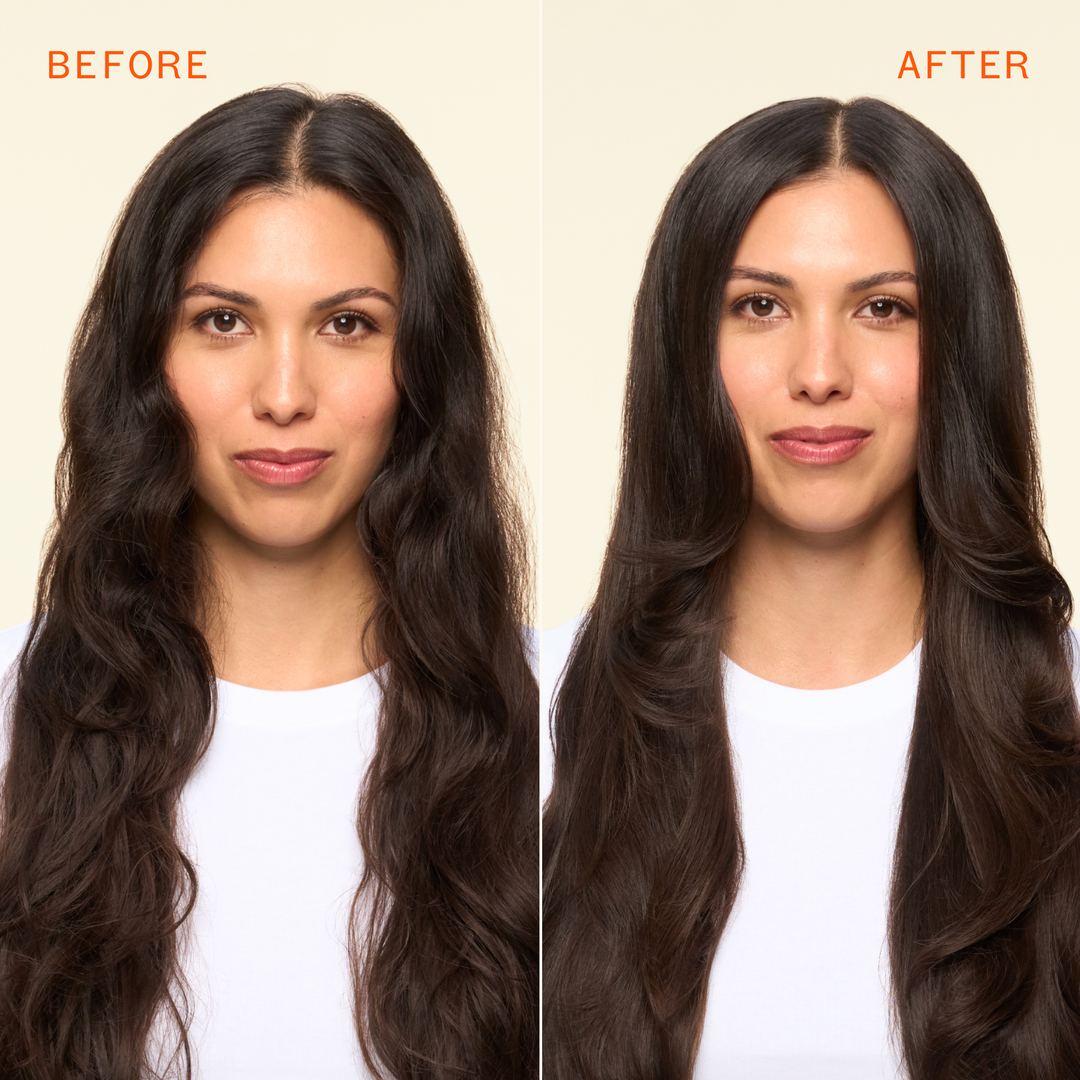 amika Blockade Heat Defense Serum - before and after