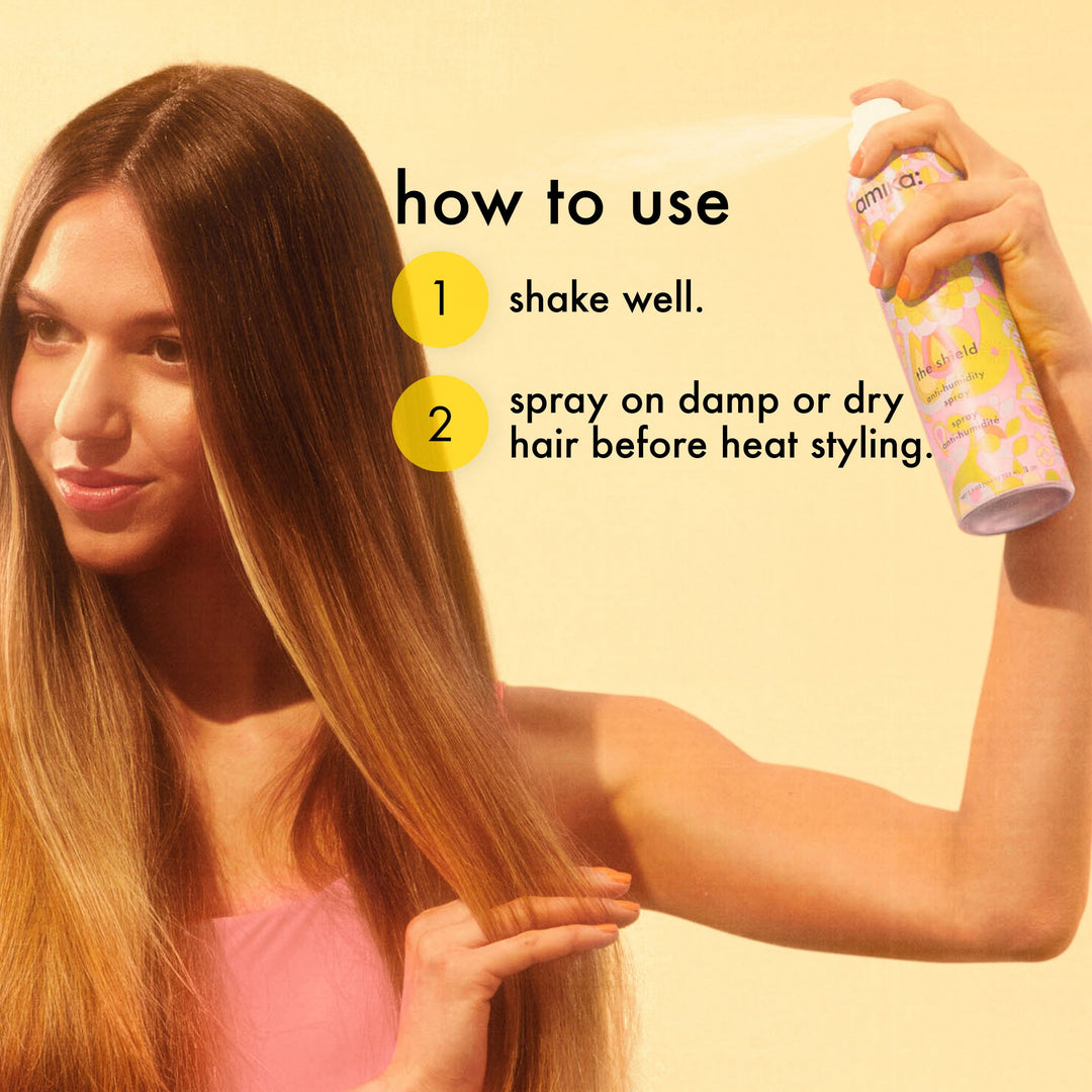 Amika The Shield Anti-Humidity Spray - how to use