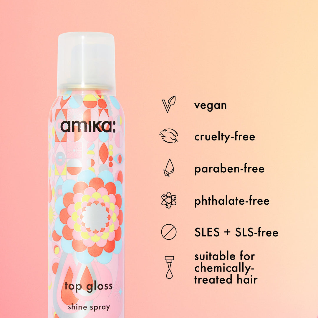amika Top Gloss Shine Spray - free-from claims