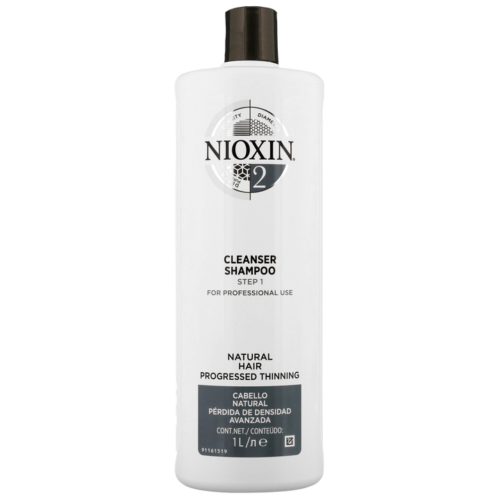 Nioxin 2 - Cleanser Shampoo  - Natural Hair Progressed Thinning