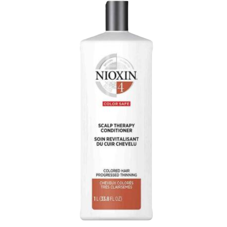 Nioxin 4 - Color Safe - Scalp Therapy Conditioner - Colored Hair Progressed Thinning