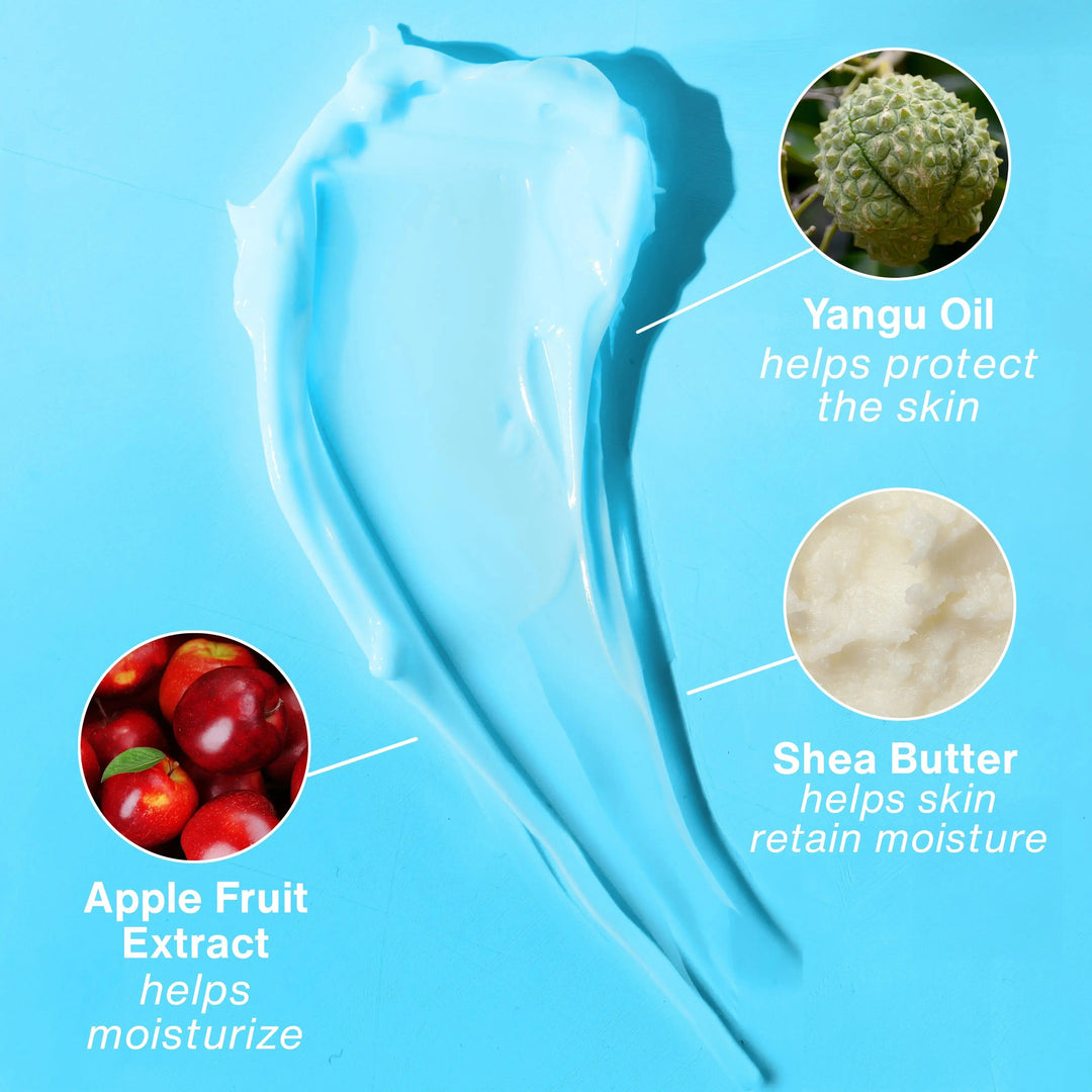 Hempz Triple Moisture Moisturizing Body Lotion - key ingredients: yangu oil, shea butter, apple fruit extract