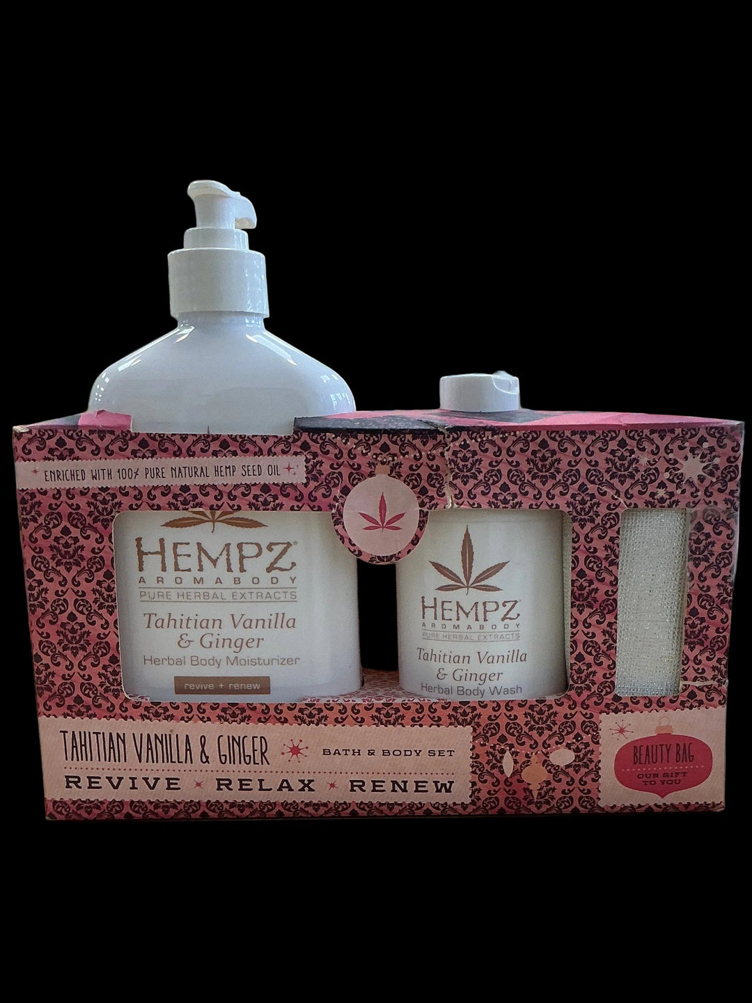 Hempz - Tahitian Vanilla & Ginger Bath & Body Set