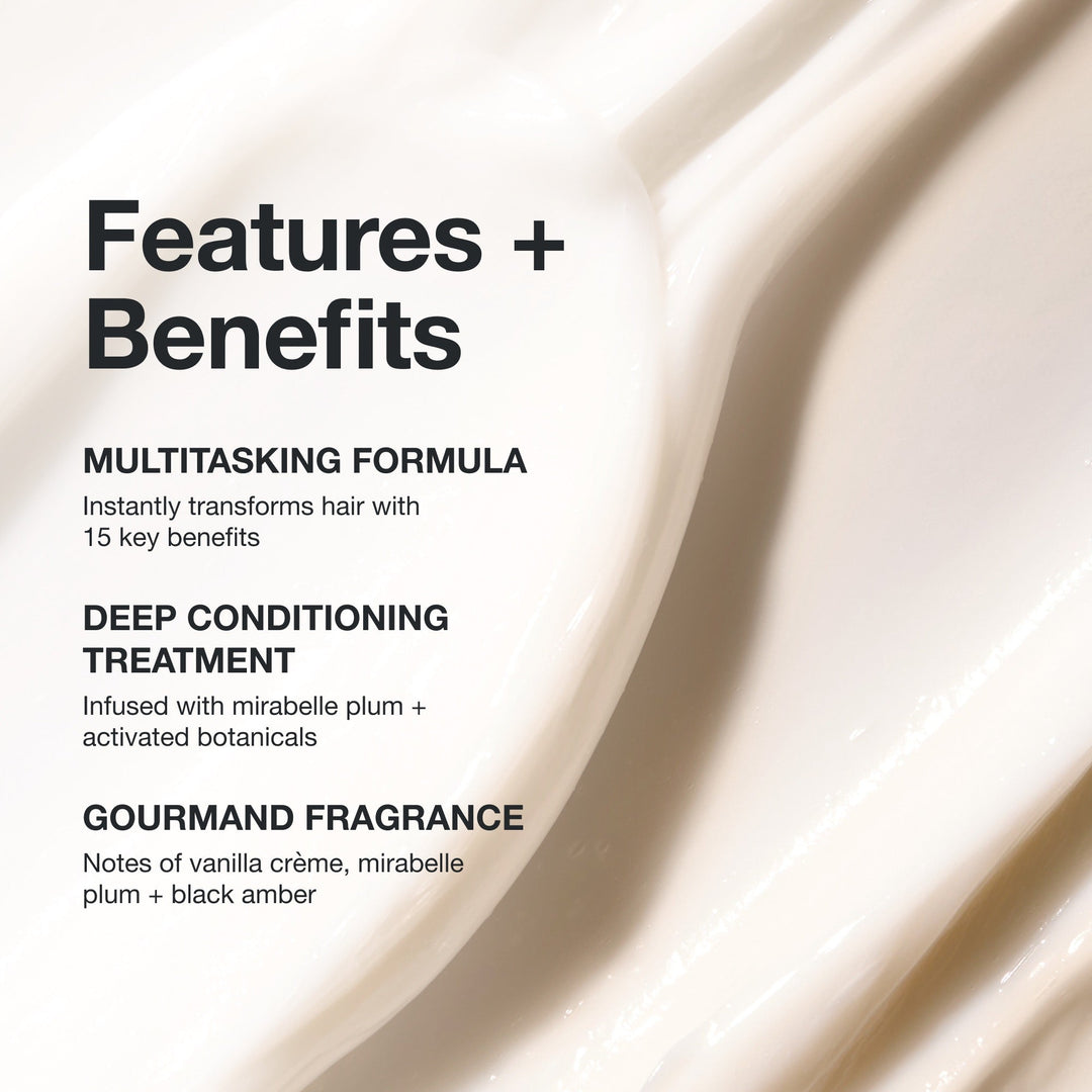 Paul Mitchell 15-In-1 Mask - features and benefits with mask texture