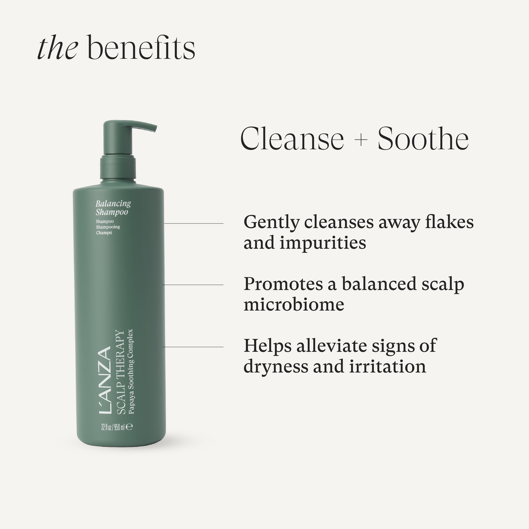 L'ANZA Scalp Therapy Balancing Shampoo - benefits: cleanse and soothe