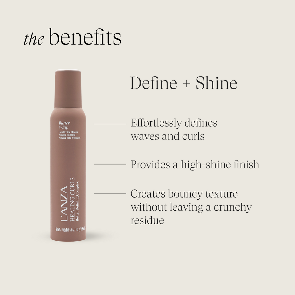 L'ANZA Healing Curls Butter Whip - benefits: define and shine