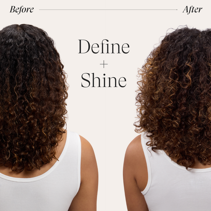 L'ANZA Healing Curls Butter Whip - before and after curls