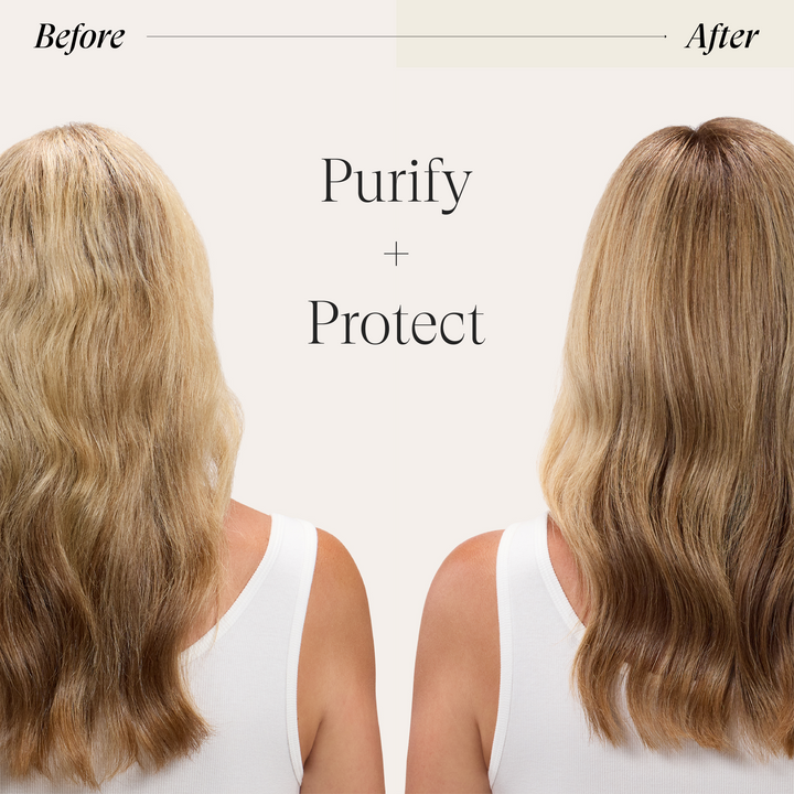 L'ANZA Healing ColorCare Clarifying Shampoo - before and after