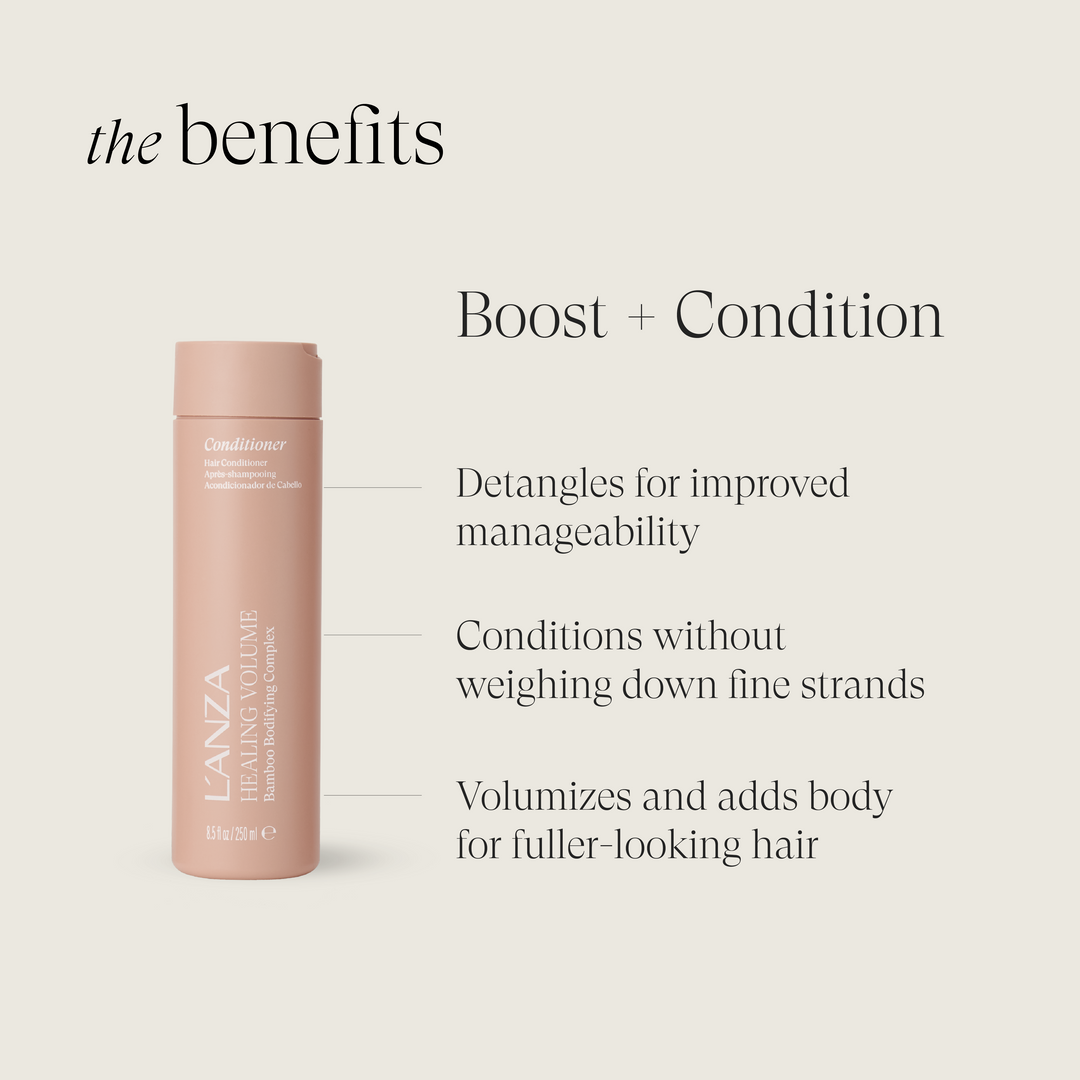 L'ANZA Healing Volume Conditioner - benefits: boost and condition