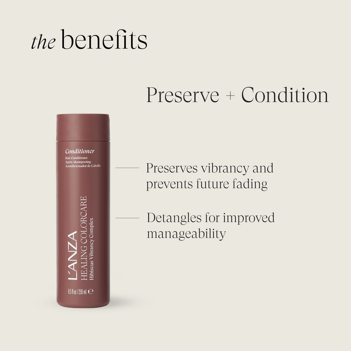 L'ANZA Healing ColorCare Conditioner - benefits: preserve and condition