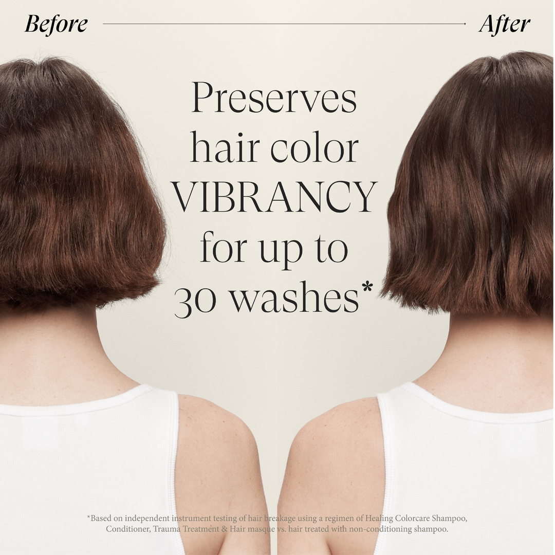 L'ANZA Healing ColorCare Conditioner - before and after colour vibrancy