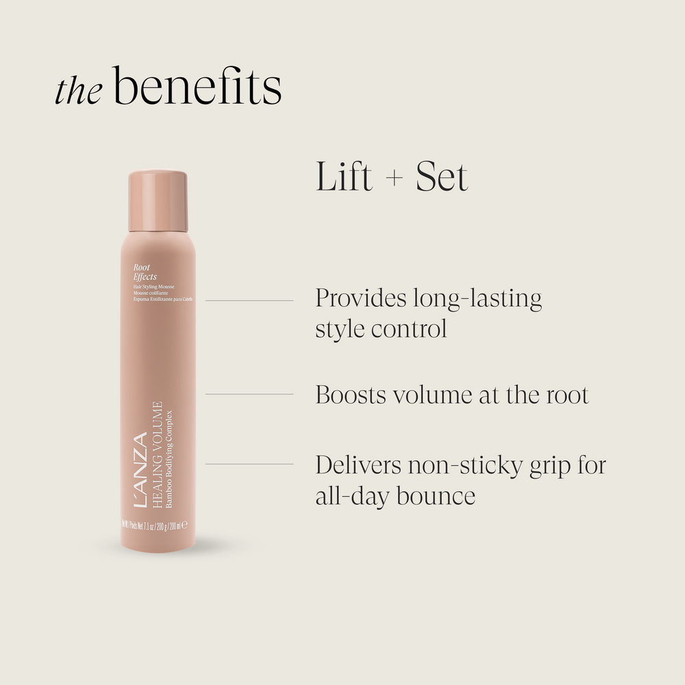 L'ANZA Healing Volume Root Effects - benefits: lift and set