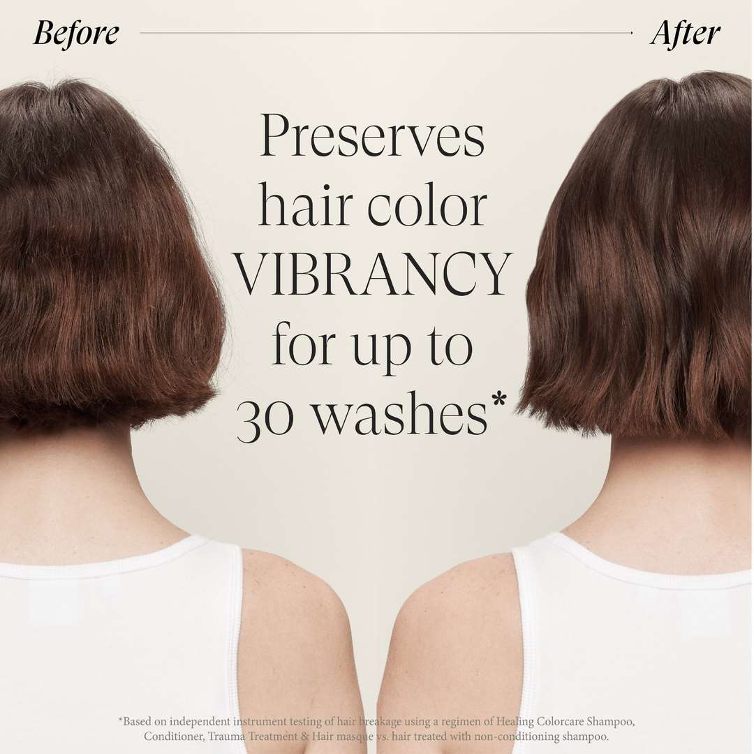 L'ANZA Healing ColorCare Shampoo - before and after colour vibrancy