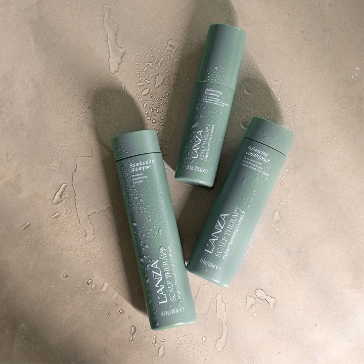 L'ANZA Scalp Therapy Stimulating Shampoo bottles