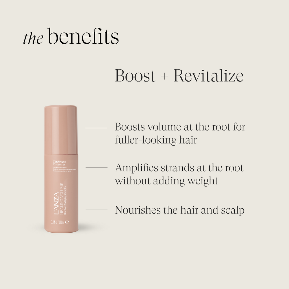 L'ANZA Healing Volume Thickening Treatment Spray - benefits: boost and revitalize