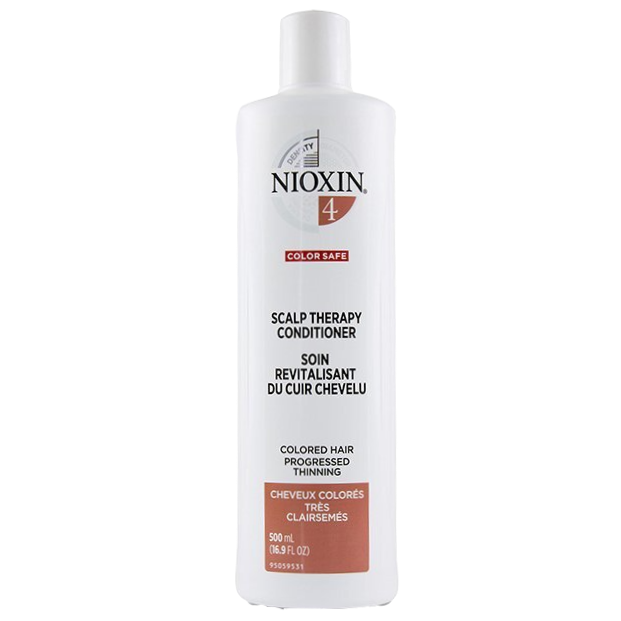 Nioxin 4 - Color Safe - Scalp Therapy Conditioner - Colored Hair Progressed Thinning