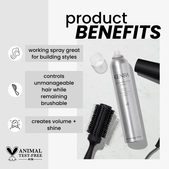 Kenra Artformation Spray 18 - product benefits