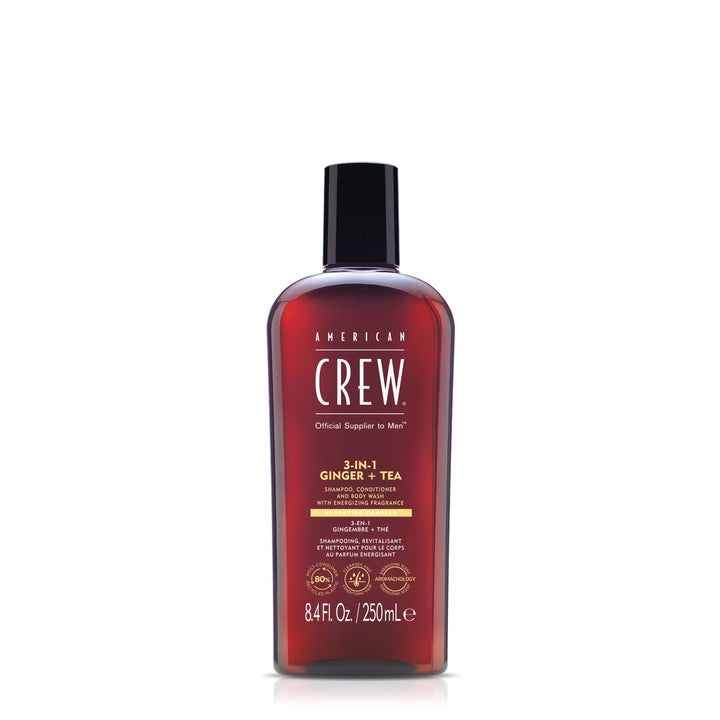 American Crew 3-In-1 Ginger + Tea 8.4 oz (250 ml)