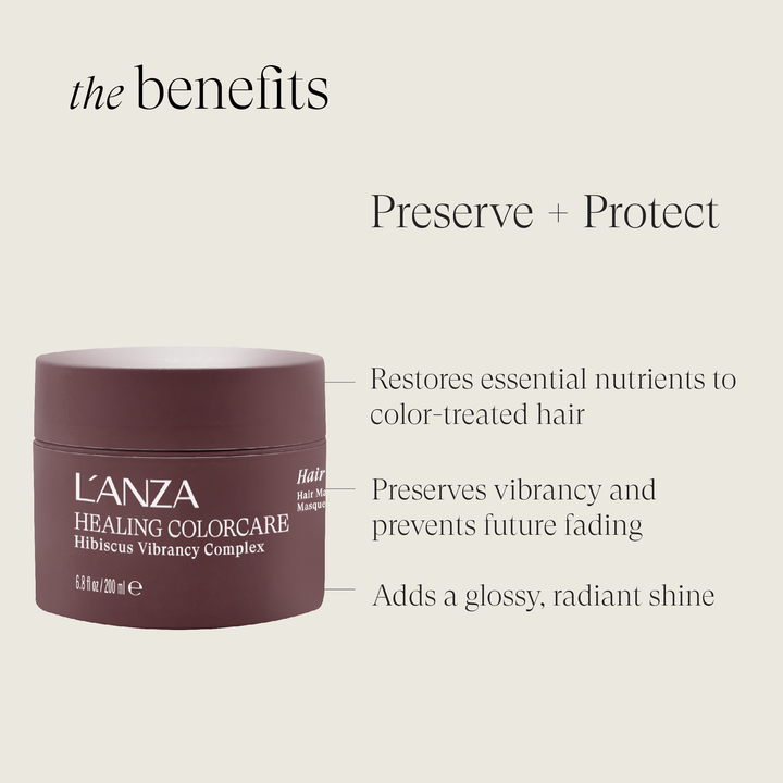 L'ANZA Healing ColorCare Hair Masque - benefits: preserve and protect