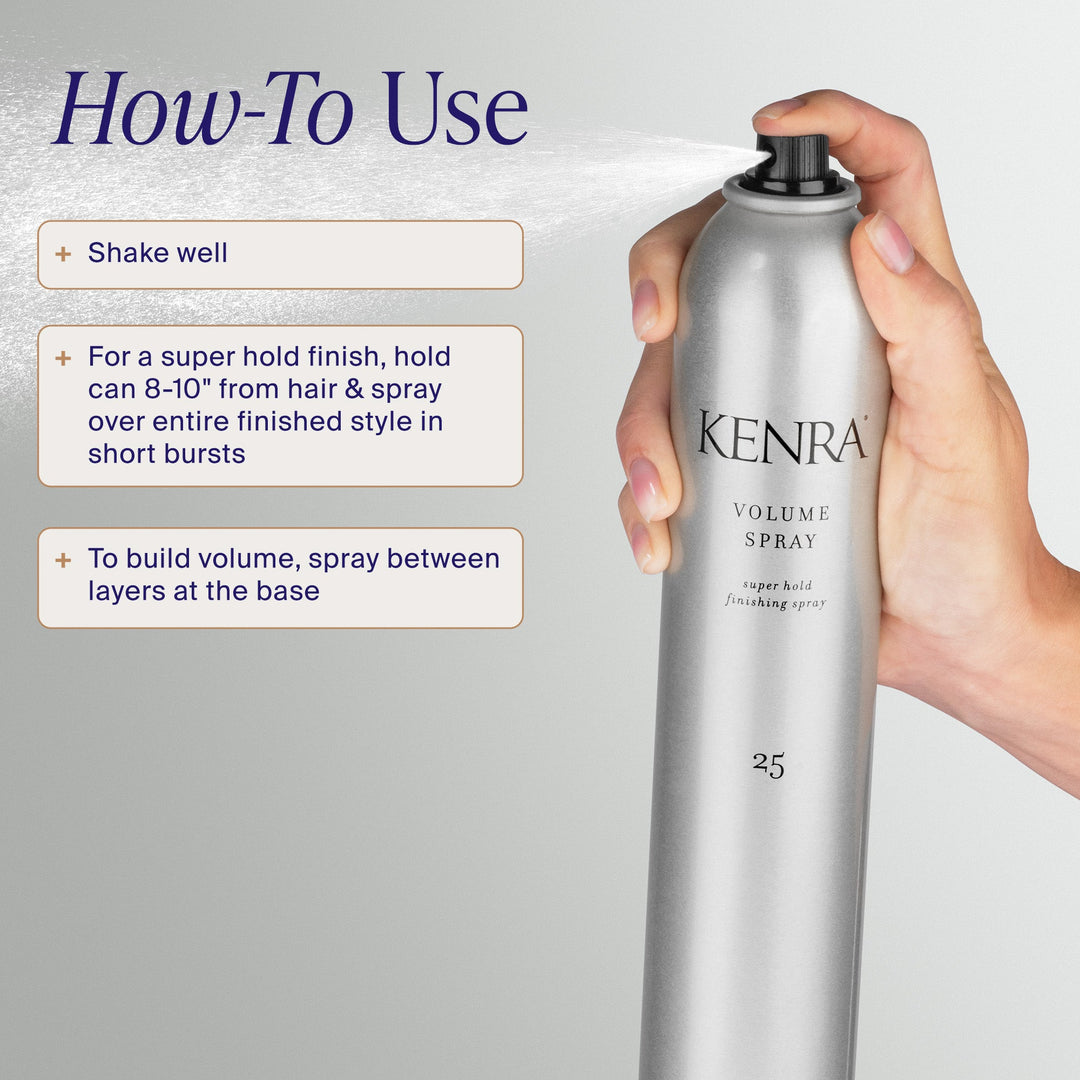 Kenra Volume Spray 25 - how to use