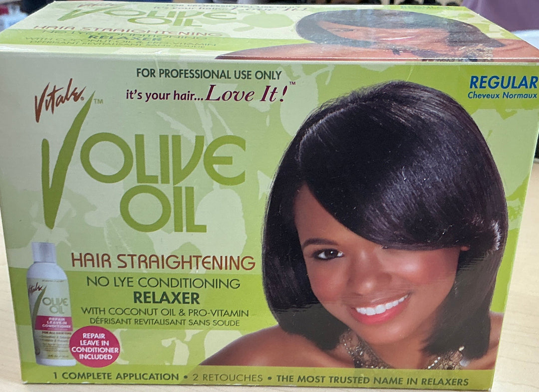 Olive Oil Full Application Hair Straightening No Lye Hair Relaxer