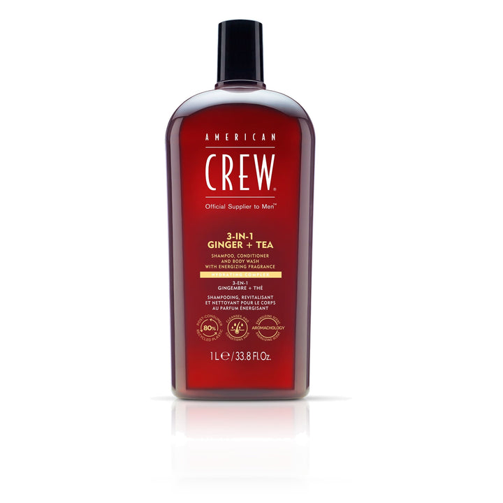 American Crew 3-In-1 Ginger + Tea 33.8 oz (1 L)