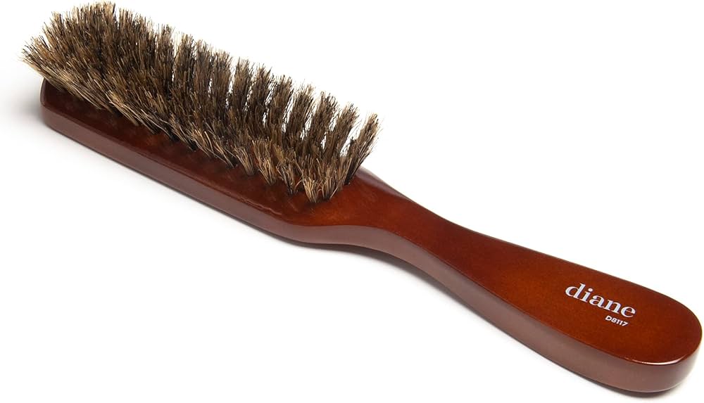 Diane - Premium 100% Boar Club Wave Brush - Medium Bristles