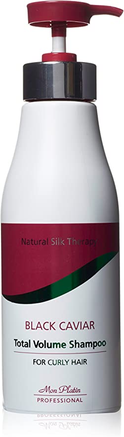 Mon Platin - Black Caviar - Total Volume shampoo - For Curly Hair - Natural Silk Therapy