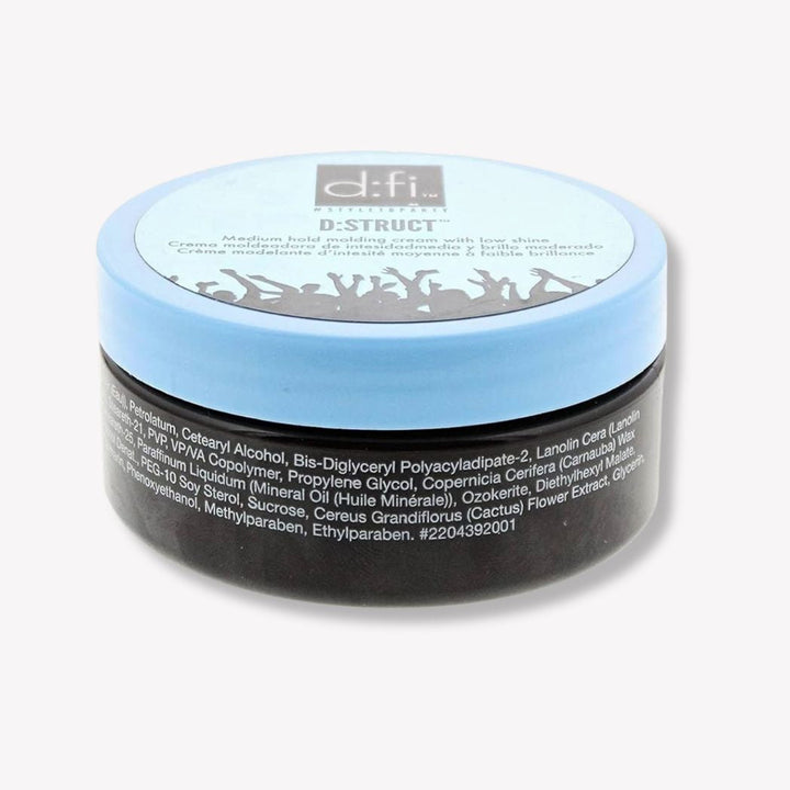 American Crew D:FI D:Struct Molding Cream - jar side with ingredient panel