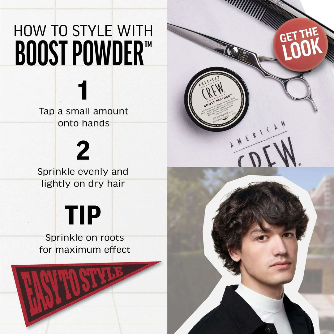 American Crew Boost Powder - how to use
