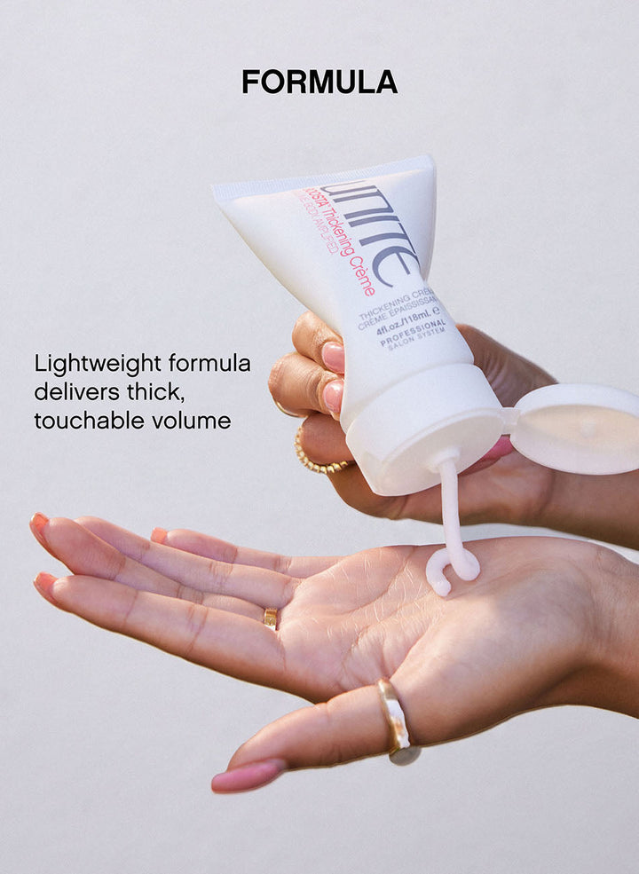 Unite Boosta Thickening Crème - lightweight formula for thick, touchable volume