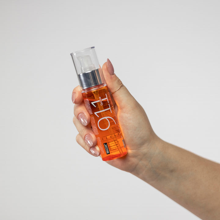 Biotop 911 Quinoa Serum - bottle in hand