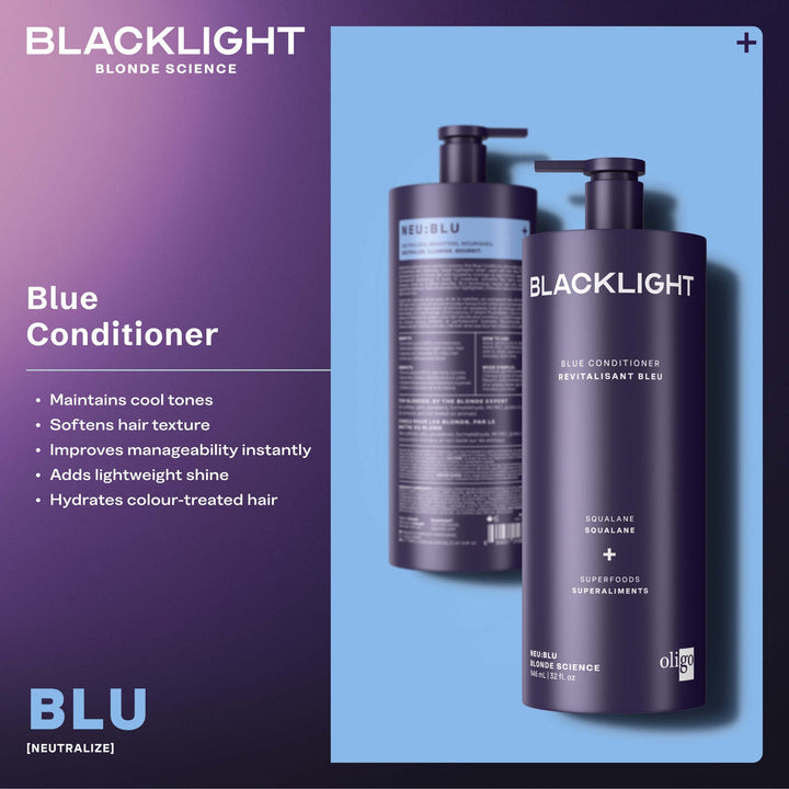 Oligo Blacklight Blue Conditioner - product features