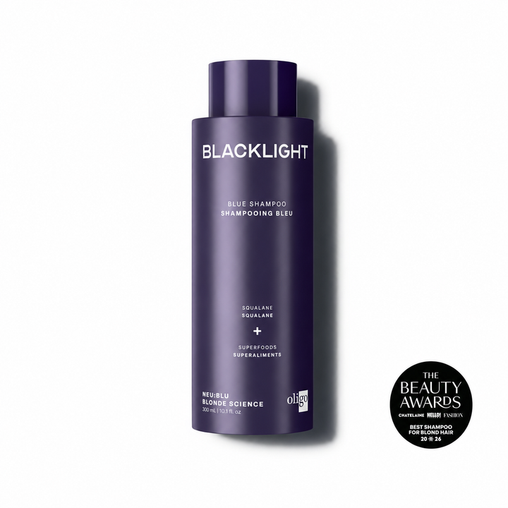Oligo Blacklight Neu:Blu Blonde Science Blue Shampoo 10.1 oz (300 ml)